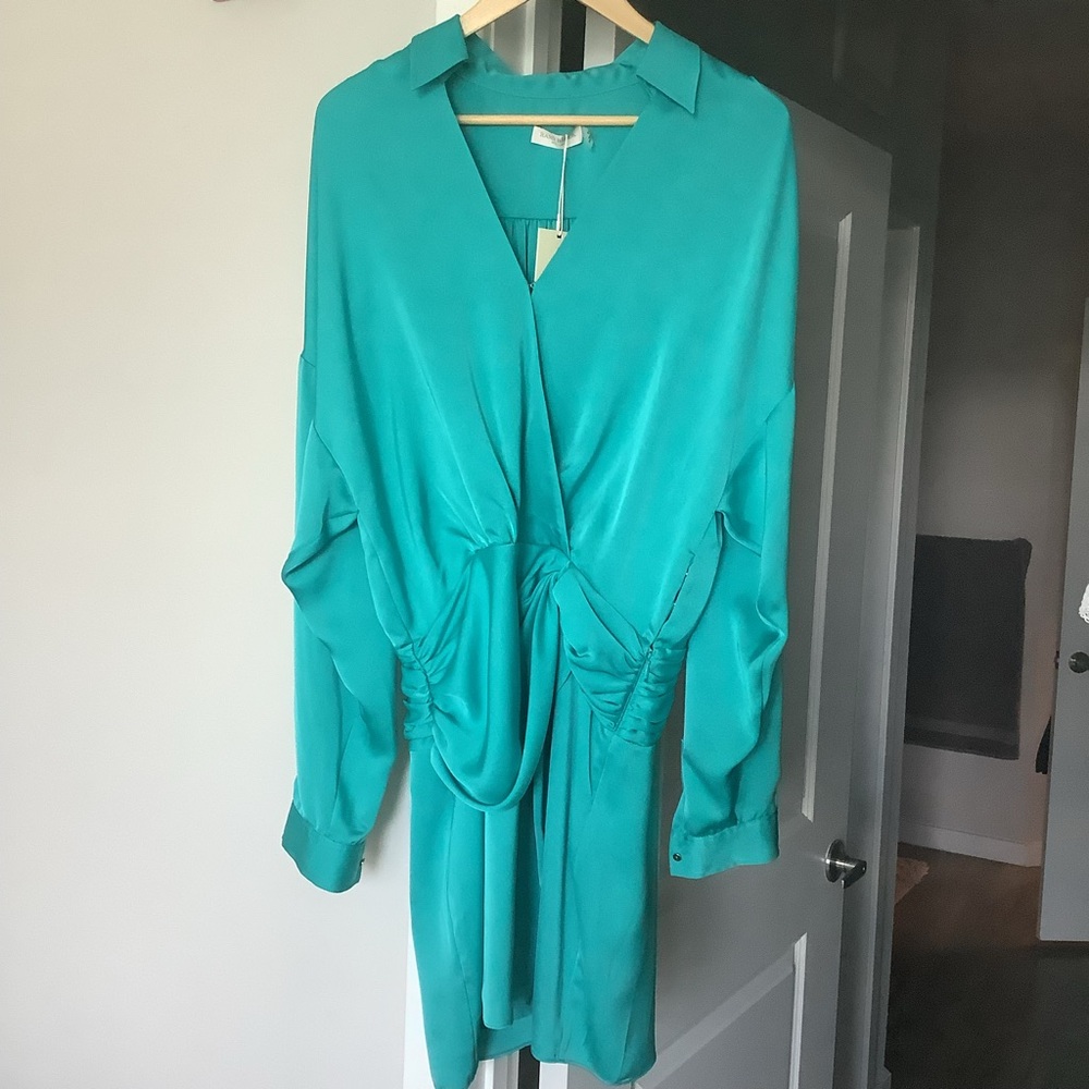 Ramy Brook Emerald Green Ramy Dress. NWT 12